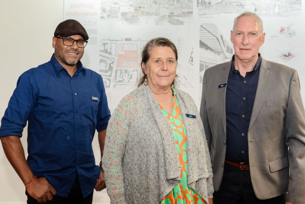 Somers Govender, Carin Smuts & Rudolf Roos, judges at Corobrik's 37th Student Architecture Awards