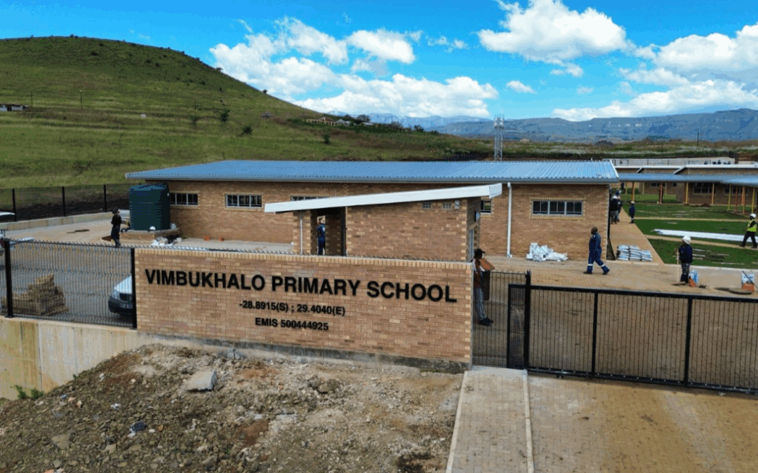 Vimbukhalo Primary School upgrade is a benchmark for future sustainable development
