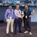 (Left to right) Wihan Roets, Christopher Roets, and Alexis Noel at the Bühler Networking Days 2025.