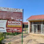 The entrance to New Comet Primary School,