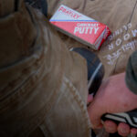 Pratley Quickset Putty is used to secure the tracking devices in place 01