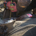 Pratley Quickset Putty is used to secure the tracking devices in place