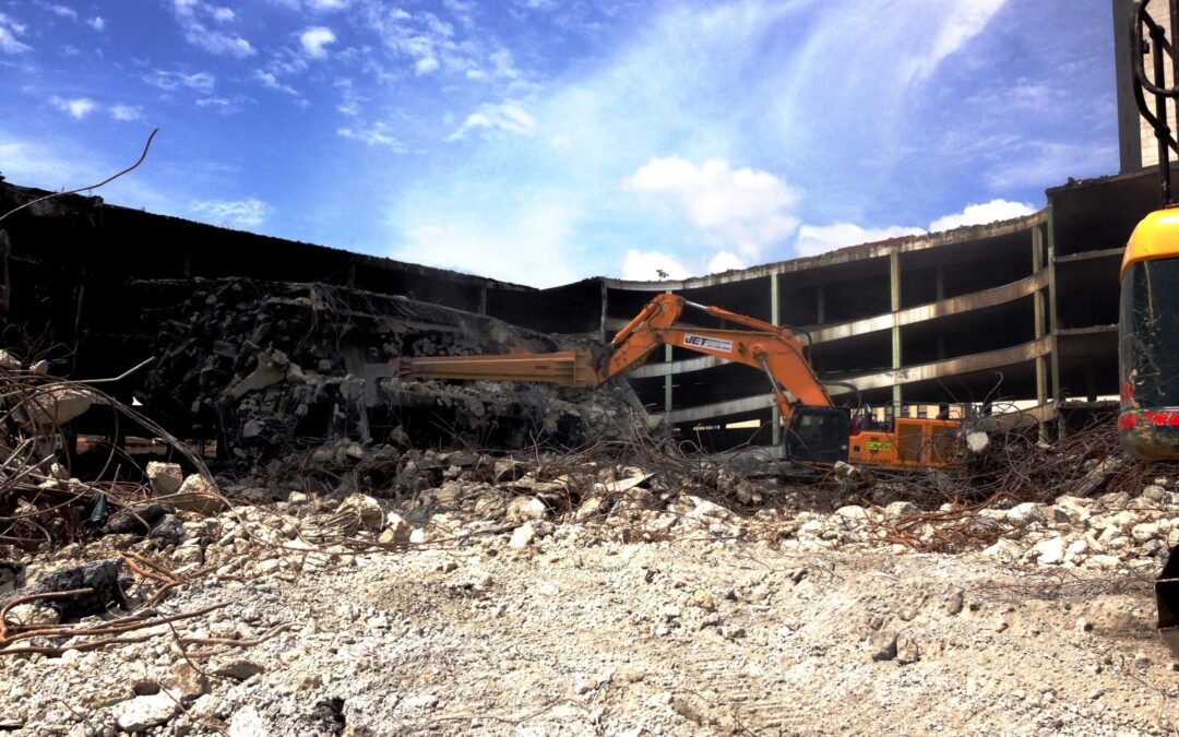 Asbestos abatement ensures safe demolition in heavy industry