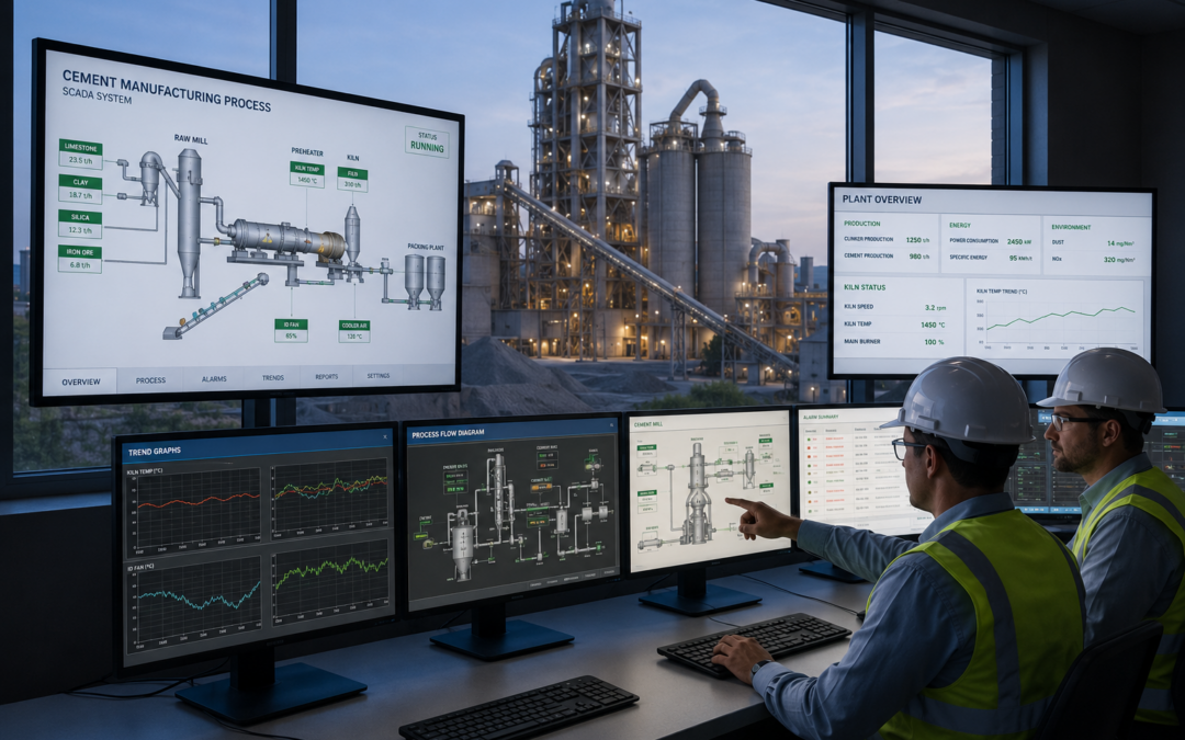 Building efficiency into Cement production with SCADA and IIoT