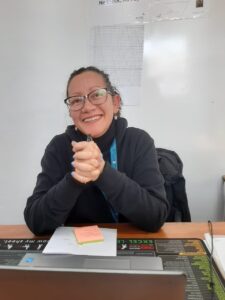 Anthea Welman,Time keeper at Aurex Constructors.