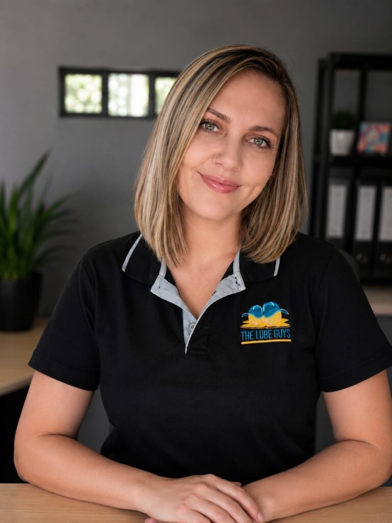 Kim Roos, Administration and Internal sales at The Lube Guys