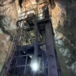 Underground shaft infrastructure at Mogalakwena Sandsloot